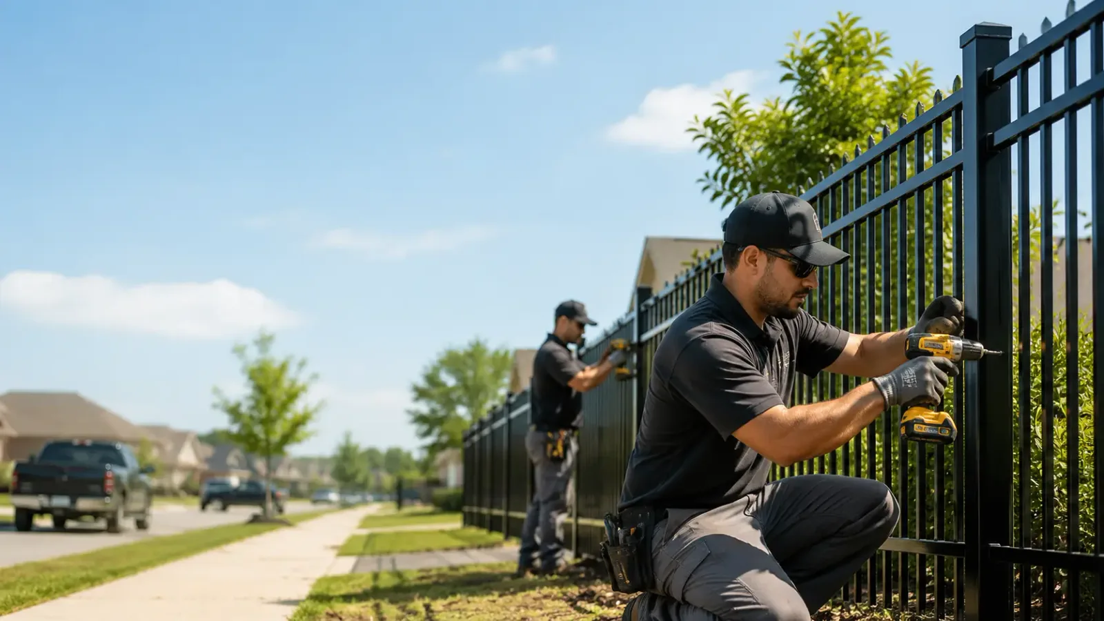 Metal Fence Installation in Rochelle, TX